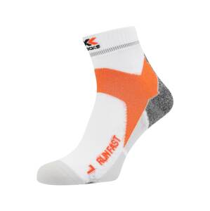 X-SOCKS Športové ponožky  biela / svetlooranžová / čierna / sivá melírovaná