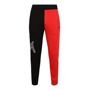 PUMA Športové nohavice  červená / čierna / biela / zelená / svetloružová