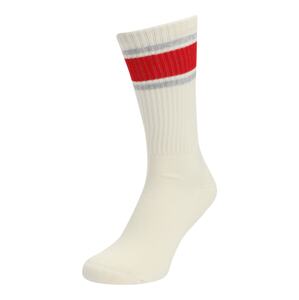 GANT Ponožky  sivá / jasne červená / šedobiela