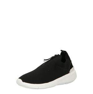 NEW LOOK Slip-on obuv  čierna / strieborná