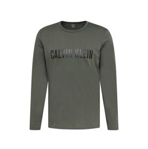 Calvin Klein Underwear Tričko 'Intense'  kaki / čierna