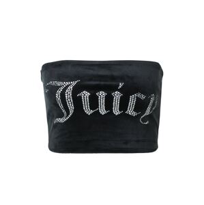 Juicy Couture Top 'BABE BOOB TUBE'  čierna / strieborná