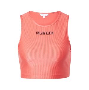 Calvin Klein Swimwear Bikinový top  pastelovo červená / čierna