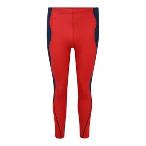 ADIDAS PERFORMANCE Športové nohavice  modrá / červená