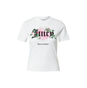 Juicy Couture Tričko 'HYSTERIS'  zelená / ružová / čierna / biela