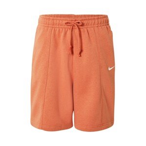 Nike Sportswear Nohavice  oranžovo červená / biela