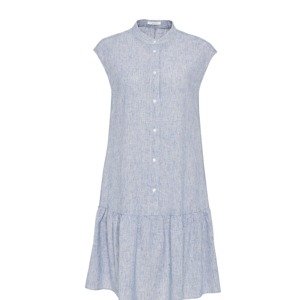 OPUS Košeľové šaty 'Wilose'  modrá / biela