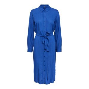 PIECES Košeľové šaty 'Cammie'  modrá