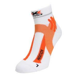 X-SOCKS Športové ponožky 'MARATHON'  biela / čierna / oranžová / sivá