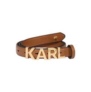 Karl Lagerfeld Opasky  karamelová / čierna / zlatá