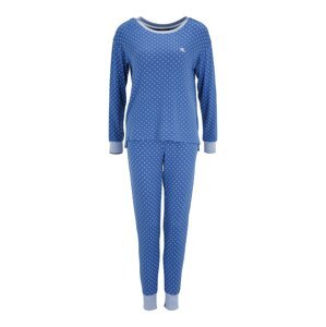 Lauren Ralph Lauren Pyžamo  modrá / biela