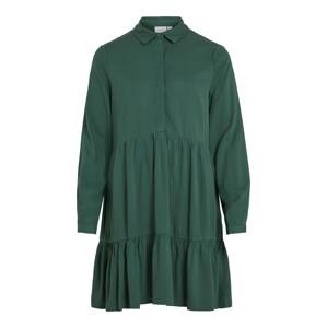 VILA Košeľové šaty 'Morose'  smaragdová