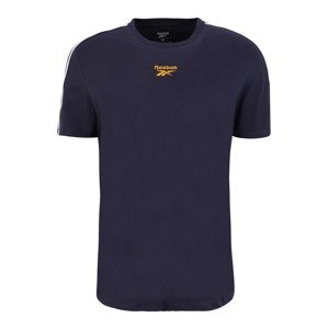 Reebok Sport Funkčné tričko  námornícka modrá / oranžová / biela