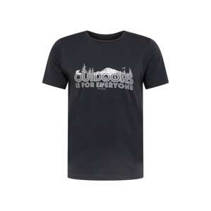 COLUMBIA Funkčné tričko 'Sun Trek™'  sivá / čierna / biela