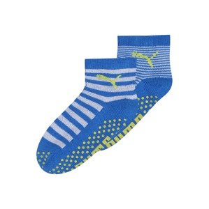 PUMA Ponožky  modrá / žltá / svetlosivá