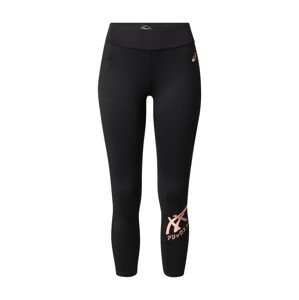 ASICS Športové nohavice 'TIGER'  ružová / čierna