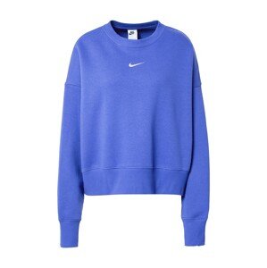 Nike Sportswear Mikina  neónovo fialová / biela
