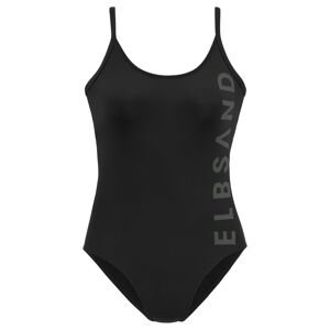 Elbsand Jednodielne plavky  sivá / čierna