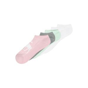 Abercrombie & Fitch Ponožky  sivá melírovaná / mätová / svetloružová / biela