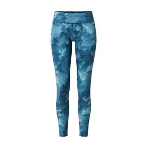 ODLO Športové nohavice  enciánová / modrozelená / sivá