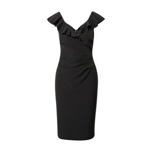 Lauren Ralph Lauren Kokteilové šaty 'SAVERIA'  čierna