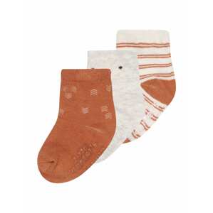 Carter's Ponožky  karamelová / svetlosivá / biela