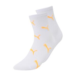 PUMA Ponožky  zlatá žltá / biela
