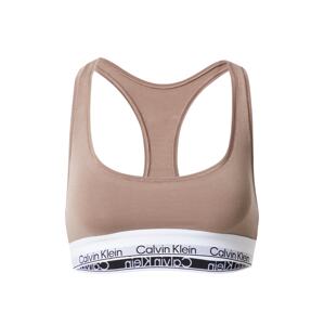 Calvin Klein Underwear Podprsenka  žltohnedá / čierna / biela
