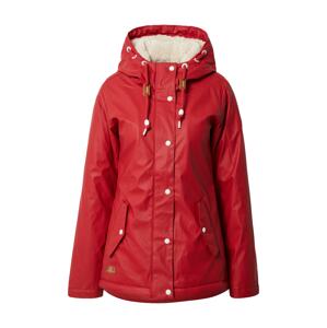 Ragwear Zimná bunda 'MARGGE'  červená / biela
