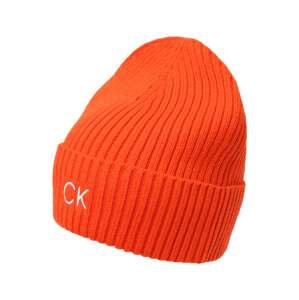 Calvin Klein Čiapky  neónovo oranžová / biela