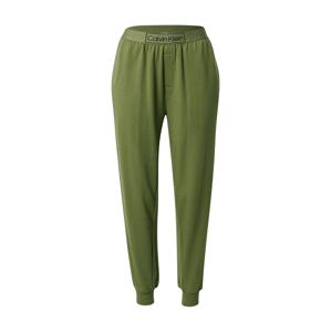 Calvin Klein Underwear Pyžamové nohavice  zelená / čierna