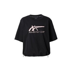 ASICS Funkčné tričko 'TIGER'  ružová / čierna