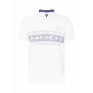 Hackett London Tričko  biela / enciánová