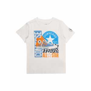 CONVERSE Tričko 'KICKS ALL STAR'  námornícka modrá / svetlomodrá / oranžová / biela