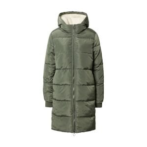 ABOUT YOU Zimný kabát 'Hilde'  krémová / zelená