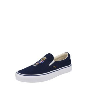 Polo Ralph Lauren Slip-on obuv 'KEATON'  modrá / námornícka modrá / svetlohnedá / biela