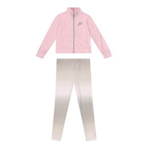 Nike Sportswear Joggingová súprava  sivá / svetloružová / rosé