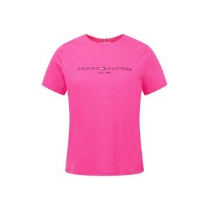 Tommy Hilfiger Curve Tričko  tmavomodrá / ružová / biela