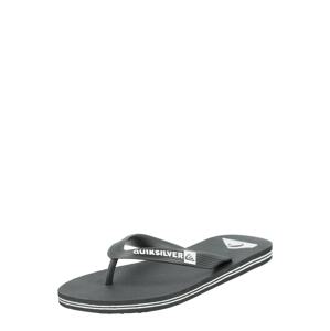 QUIKSILVER Plážové / kúpacie topánky 'MOLOKAI'  čierna / biela