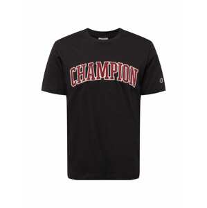 Champion Authentic Athletic Apparel Tričko  karmínovo červená / čierna / biela