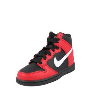 Nike Sportswear Tenisky 'Dunk'  červená / čierna / biela