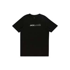 Jack & Jones Junior Tričko 'MONO'  čierna / biela