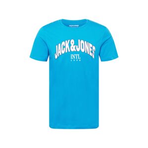 JACK & JONES Tričko 'CIRCLE'  svetlomodrá / biela / námornícka modrá