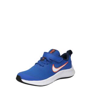 NIKE Športová obuv 'Star Runner 3'  kráľovská modrá / oranžová / biela