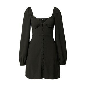 Gina Tricot Košeľové šaty 'Malla'  čierna