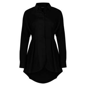 OW Collection Košeľové šaty 'ERIN'  čierna