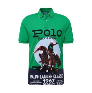 Polo Ralph Lauren Tričko  námornícka modrá / sivá / zelená / čierna