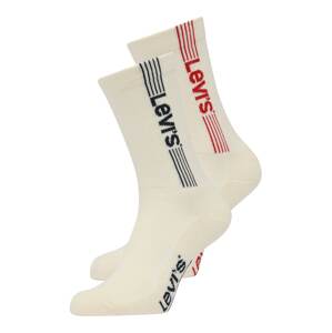 LEVI'S Ponožky  červená / čierna / biela