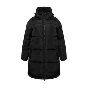 KAFFE CURVE Prechodný kabát 'Noma'  čierna