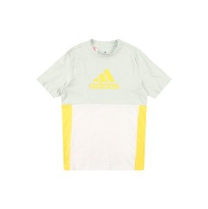 ADIDAS SPORTSWEAR Funkčné tričko  žltá / mätová / biela